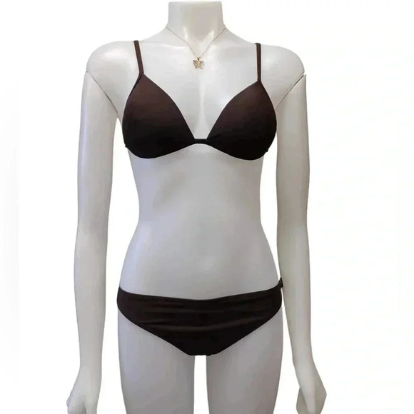 Seafolly Australia 2 Piece Brown Bikini  Size 10 - Picture 5 of 12